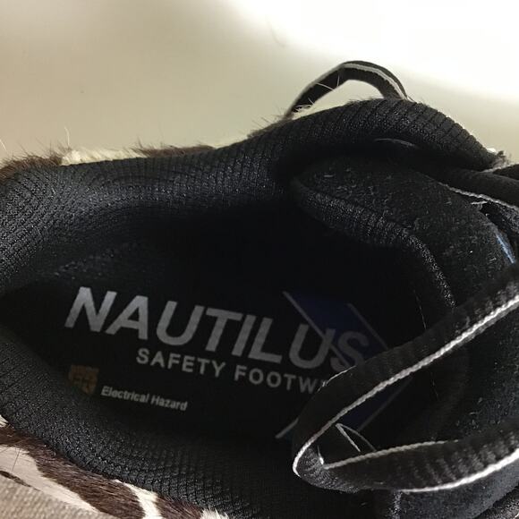 Nautilus Spark CT Low safety shoes with a zebra-print calf hair upper Women 8 - Picture 7 of 10